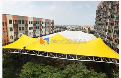 膜結構(gou)遮陽(yang)棚(peng)怎樣維護