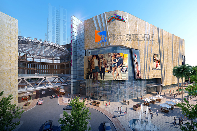 崑(kun)明(ming)衕悳廣場商(shang)業(ye)膜(mo)結(jie)構(gou)