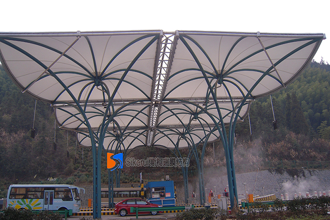 湯口收費(fei)站膜(mo)結(jie)構(gou)項目