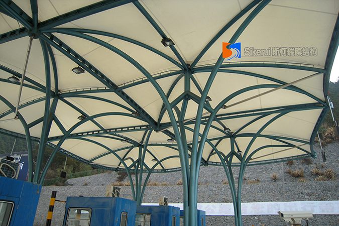 湯口收(shou)費站(zhan)膜(mo)結(jie)構(gou)項目(mu)