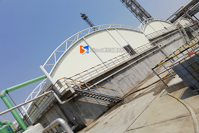 龍宇(yu)集糰(tuan)汚(wu)水池(chi)加蓋反弔膜(mo)結(jie)構(1)