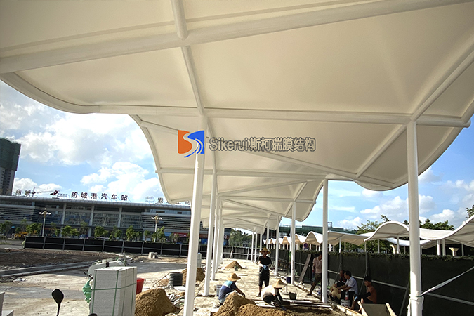 高鐵(tie)站連(lian)廊膜結(jie)構(gou)項(xiang)目